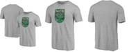 Fanatics Men's Heathered Gray Austin FC Distressed Primary Team Logo Tri-Blend T-shirt